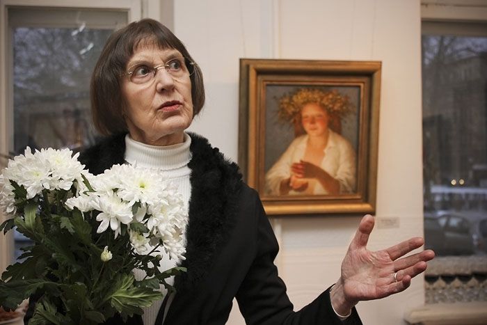 Intas Dobrājas gleznas galerijā «Jēkabs» 