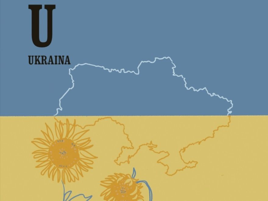 Iznākusi bilingvāla latviešu-ukraiņu ābece; to dāvinās Latvijā nonākušajiem ukraiņu bērniem