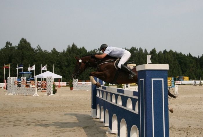 Jātnieku sporta sacensības "Baltic Open" Inčukalnā