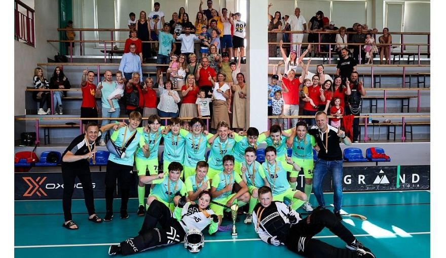 Jaunatnes florbola čempionāta noslēgumā Ulbrokai divi čempionu tituli, Ķekavai viens