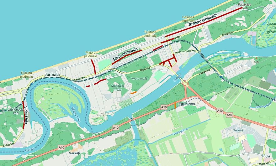 Jūrmalā sāks apjomīgus ielu remontdarbus