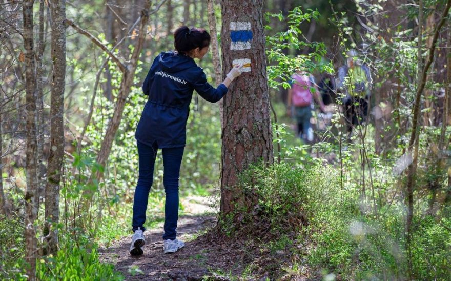 Jūrmalā top pārgājienu maršruts "Mežtaka"