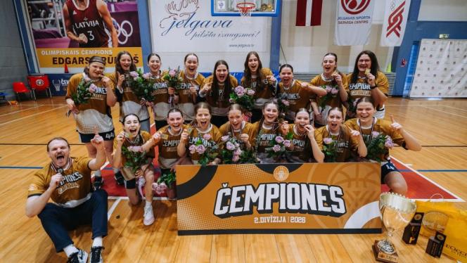 Attēls rakstam: Jūrmalas basketbolistes triumfē LSBL-2 čempionātā