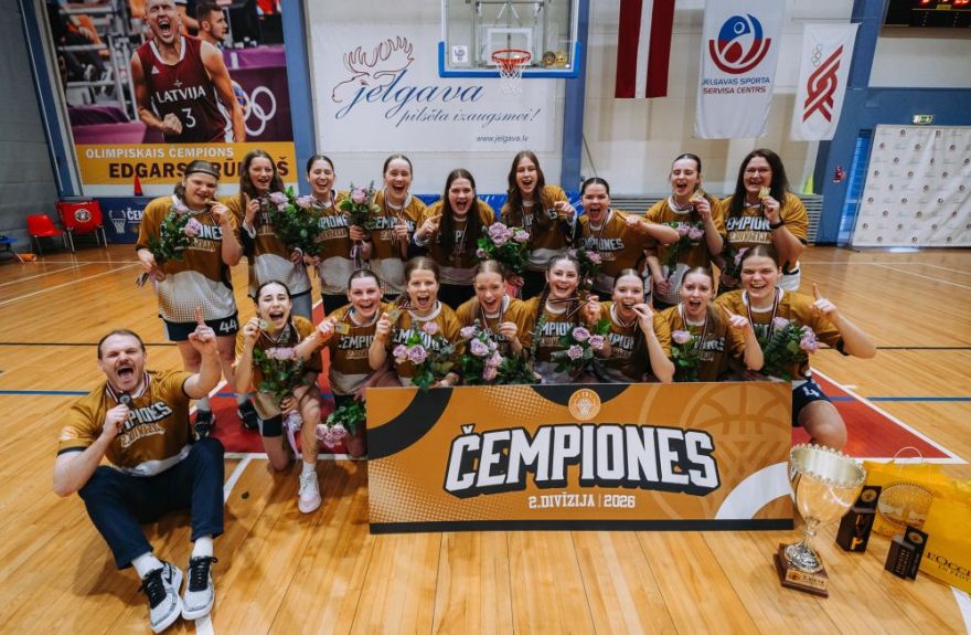 Jūrmalas basketbolistes triumfē LSBL-2 čempionātā