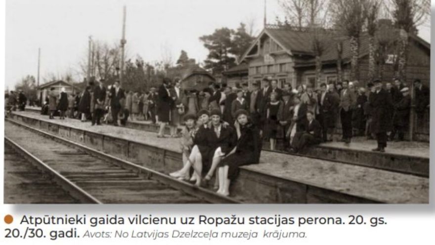 Kad vilciens atveda pirmos atpūtniekus uz Ādažu novadu