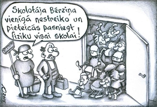 Karikatūra: Streiks un streiklauži
