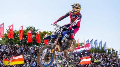 Attēls rakstam: Kārlim Albertam Reišulim Ķegumā trešā vieta pasaules MX2 motokrosa čempionāta posma otrajā braucienā