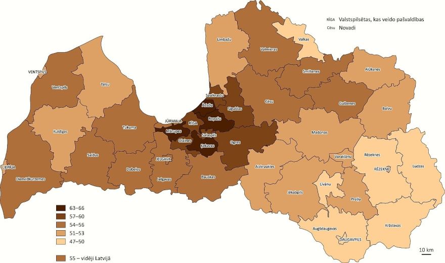 Katrs trešais nodarbinātais – rīdzinieks, katrs piektais – pierīdznieks