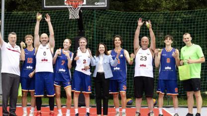 Attēls rakstam: Ķekavā atklāts jauns 3×3 basketbola laukums