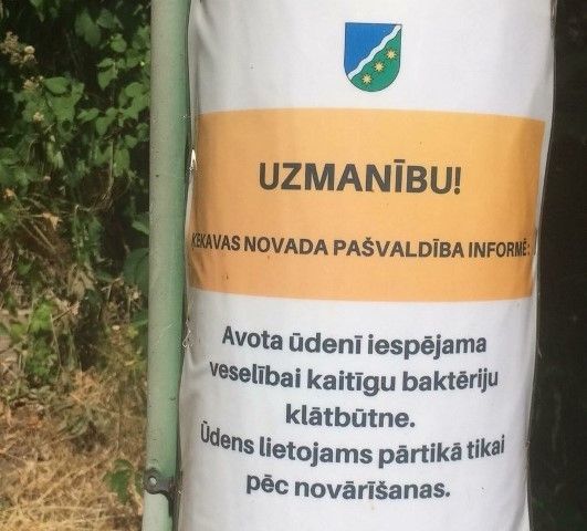 Ķekavas avota ūdenī varētu būt kaitīgas baktērijas