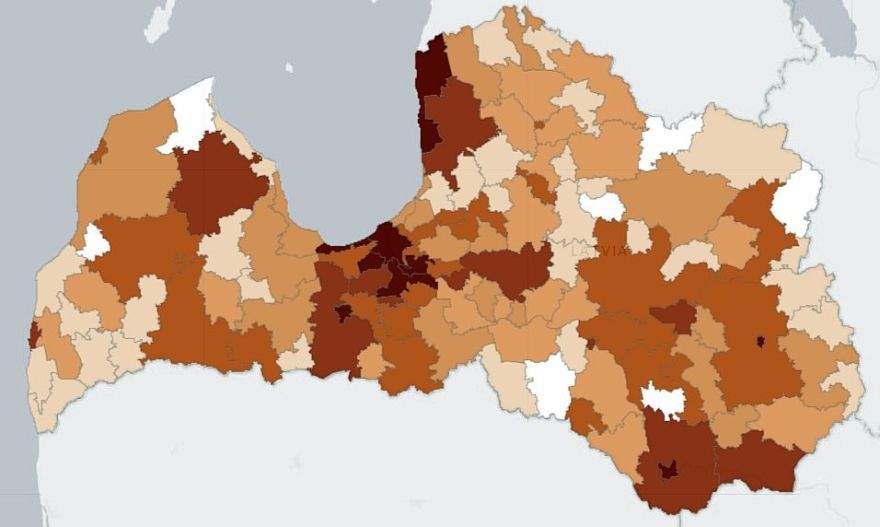 Ķekavas novadā aizvadītajā diennaktī konstatēti 24, bet Mārupes novadā – 23 jauni ar Covid-19 inficētie
