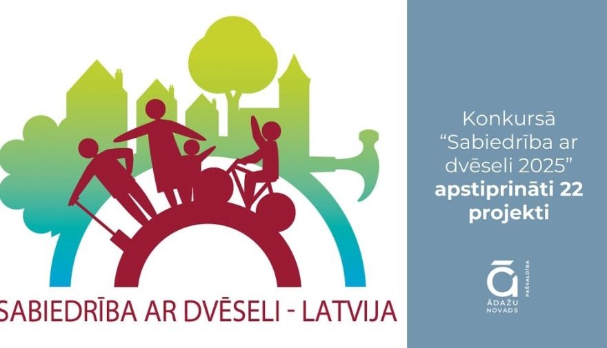 Konkursā "Sabiedrība ar dvēseli 2025" Ādažu novadā apstiprināti 22 projekti