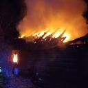 Attēls rakstam: Krimuldas pagastā ugunsdzēsēji četras stundas dzēš ugunsgrēku dzīvojamā mājā