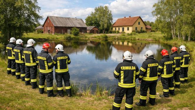 Attēls rakstam: Krimuldas ugunsdzēsēji atgādina būtisku niansi par piemājas dīķiem