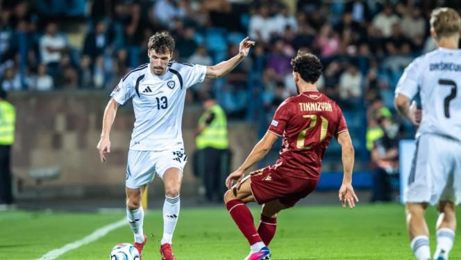 Attēls rakstam: Latvijas futbolisti UEFA Nāciju līgas mačā zaudē Armēnijai