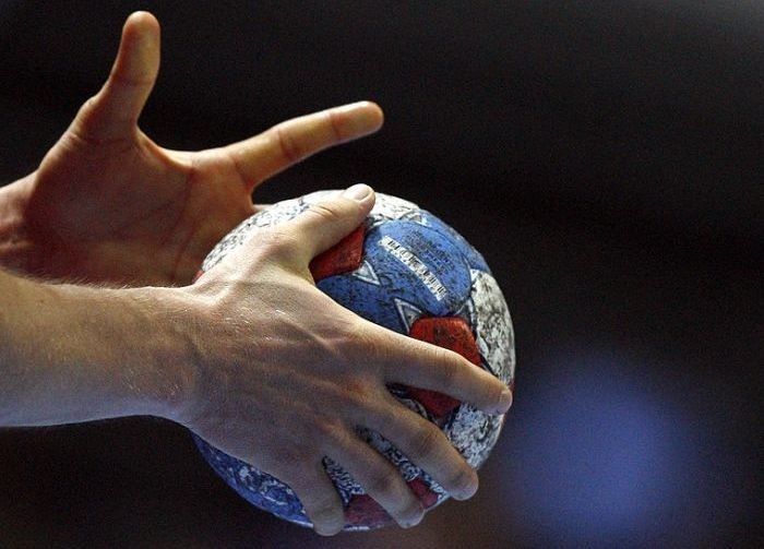 Latvijas Olimpiādes kvalifikācijas spēle handbolā Salaspilī