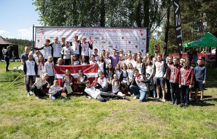 Latvijas orientieristi Šauļos aizvada savu līdz šim veiksmīgāko Baltijas čempionātu