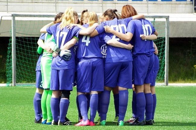 Latvijas pirmās līgas spēle futbolā dāmām Olainē