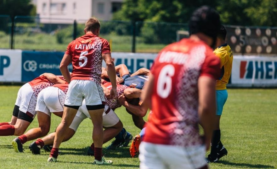 Latvijas regbija-7 izlasei sestā vieta Eiropas Trofejas divīzijas čempionāta otrajā posmā