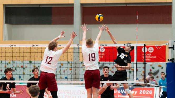 Attēls rakstam: Latvijas U18 volejbolisti Siguldā zaudē arī otrajā Eiropas čempionāta kvalifikācijas turnīra mačā