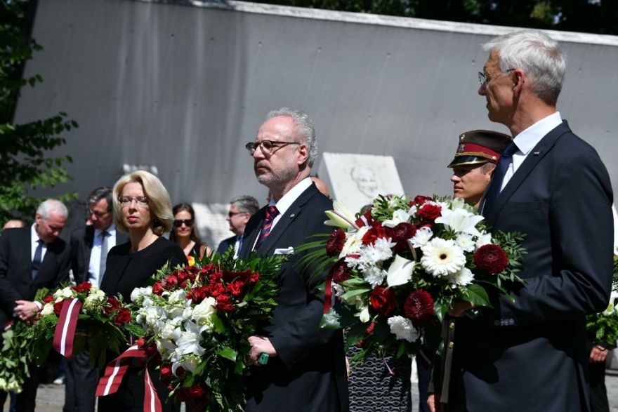 Levits: Ebreju tautas genocīdā zaudētie Latvijas pilsoņi ir liels zaudējums