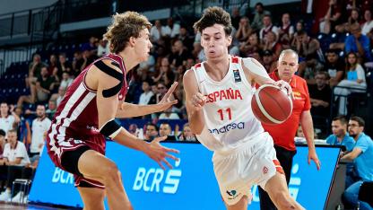 Attēls rakstam: Līderiem atrodas palīgi! Jaunie basketbolisti pārspēj Spāniju un cīnīsies par Eiropas čempionu titulu