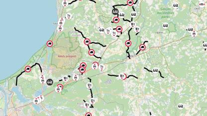 Attēls rakstam: LVC: 204 grants ceļu posmos iestājies šķīdonis