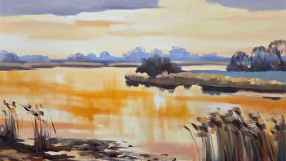 Attēls rakstam: Mākslas darbi kā radošā ceļa posmi: Bulduros skatāma Dzintara Adieņa jubilejas izstāde