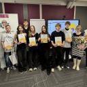 Attēls rakstam: Mālpils vidusskolas audzēknes plūc laurus konkursā "Neredzamais rēķins”"