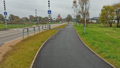 Attēls rakstam: Mārupes novadā pabeigti būvniecības darbi veloinfrastruktūras projektā