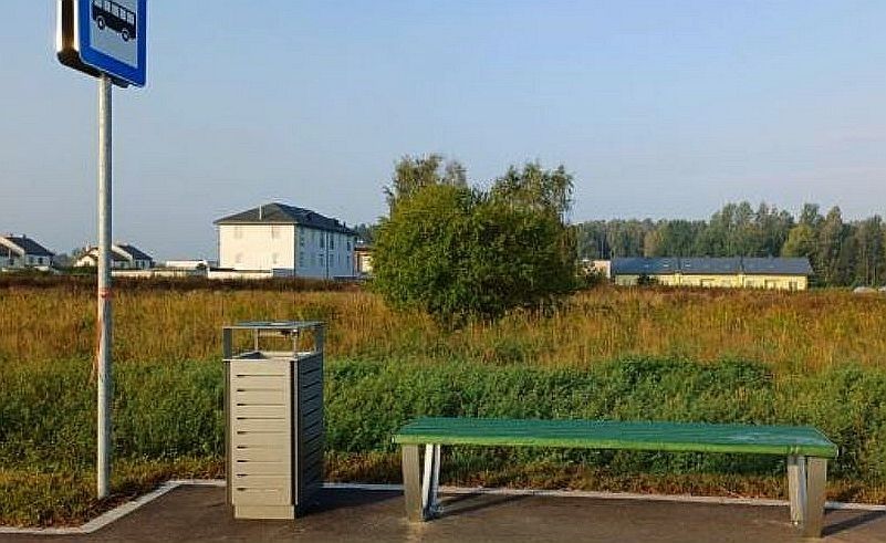 Mārupes novadā uzstādīti jauni labiekārtojumu elementi