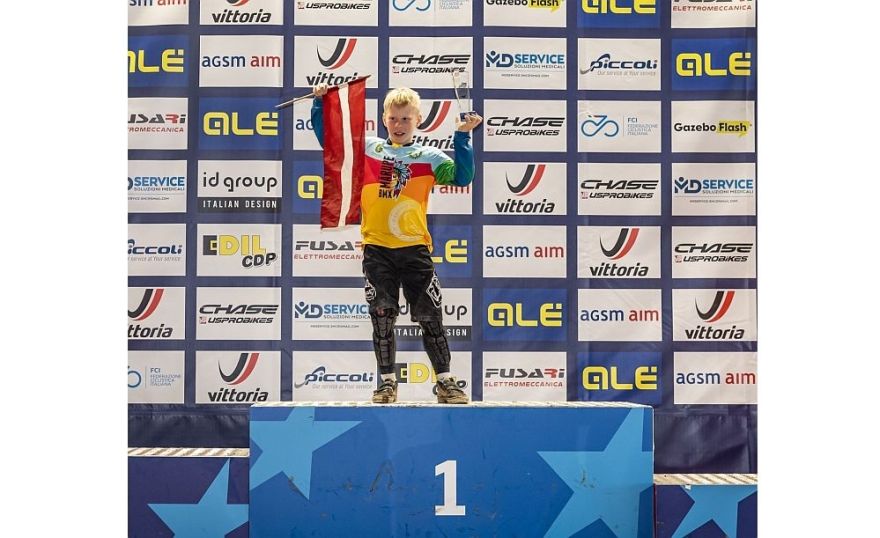 Mārupietim Eiropas BMX čempionātā zelts, ādažniekam sudrabs