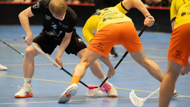 Attēls rakstam: "Masters Ulbroka"/LU florbolisti uzvaras attālumā no Latvijas čempionāta fināla