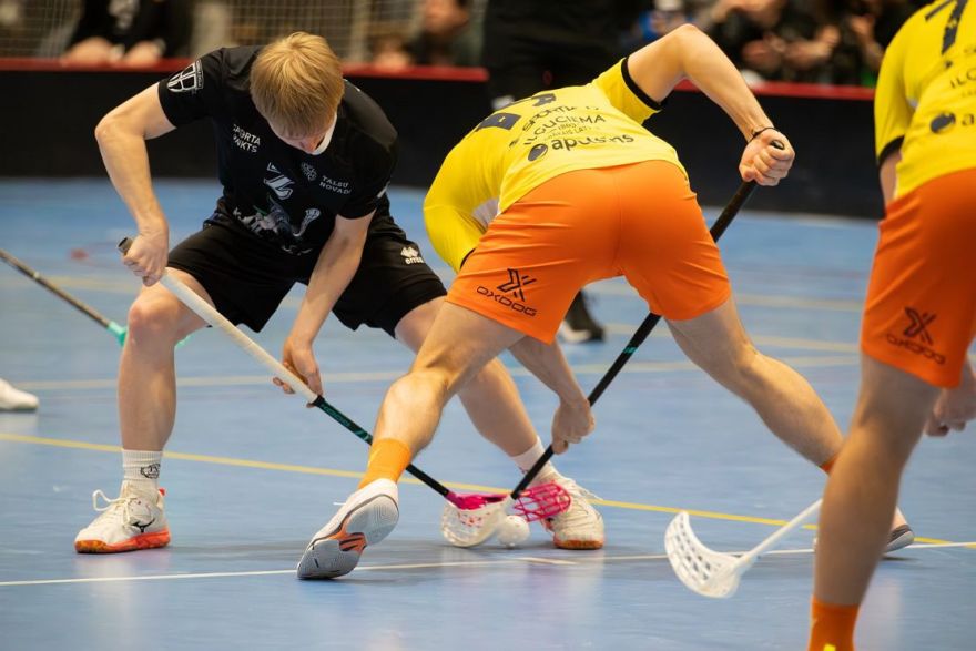 "Masters Ulbroka"/LU florbolisti uzvaras attālumā no Latvijas čempionāta fināla