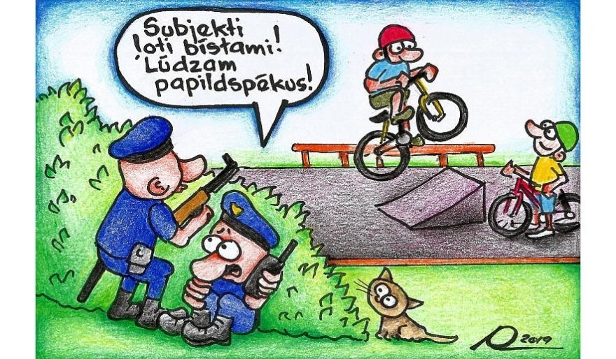 Mazs Baložu skeitparciņis, bet diženi turējās...