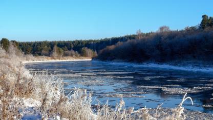 Attēls rakstam: Meteorologs: Palu risks ir ievērojami samazinājies, bet ledus iešanu Daugavā vēl grūti prognozēt