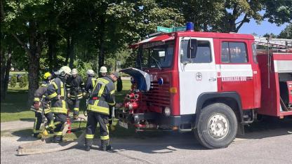 Attēls rakstam: "Mūs sarāja!" Krimuldas brīvprātīgajiem ugunsdzēsējiem nedaudz nolaidušās rokas