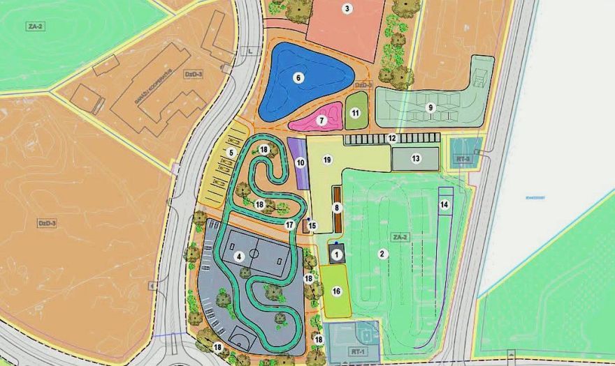 Ne tikai riteņbraucējiem: Kadagā ap BMX trasi plāno izveidot aktīvās atpūtas parku