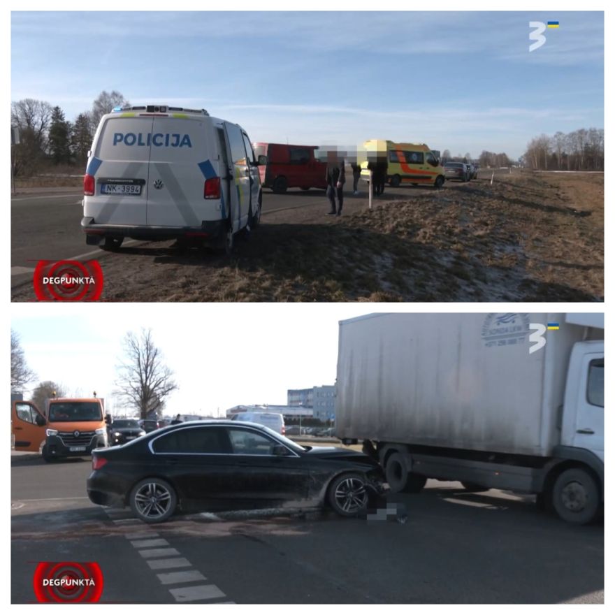 “Nissan” šoferis devās uz autoservisu, kad pēkšņi notika negaidīta sadursme