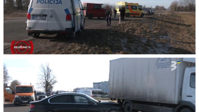 Attēls rakstam: “Nissan” šoferis devās uz autoservisu, kad pēkšņi notika negaidīta sadursme