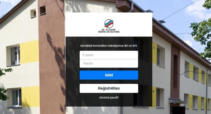 "Olaines ūdens un siltums" atsakās no līdzšinējām papīra veidlapām skaitītāju rādījumu nodošanai