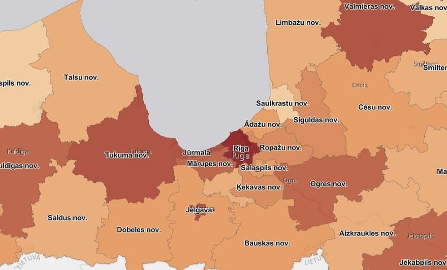 Otrdien Latvijā reģistrēti 211 Covid-19 inficēšanās gadījumi (papildināta)