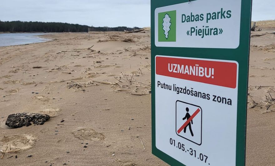 Pastaigāties nāksies citur. No 1. maija ierobežos pārvietošanos Gaujas grīvas kreisajā krastā