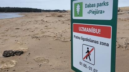 Attēls rakstam: Pastaigāties nāksies citur. No 1. maija ierobežos pārvietošanos Gaujas grīvas kreisajā krastā