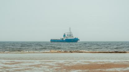 Attēls rakstam: Pašvaldība: Skultes ostā piesārņojums nav konstatēts