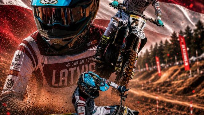 Attēls rakstam: Patriks Cīrulis kļūst par pasaules junioru vicečempionu motokrosā