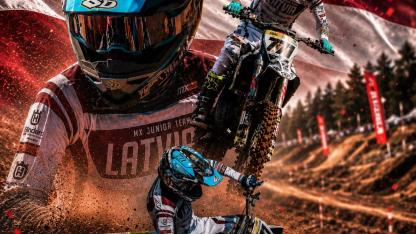 Attēls rakstam: Patriks Cīrulis kļūst par pasaules junioru vicečempionu motokrosā