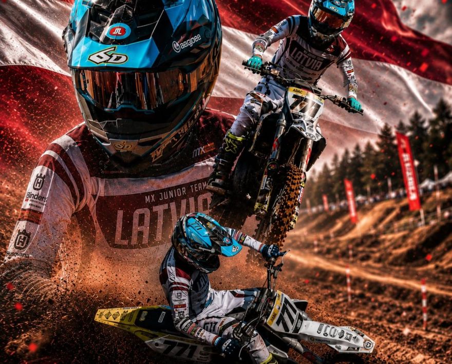 Patriks Cīrulis kļūst par pasaules junioru vicečempionu motokrosā