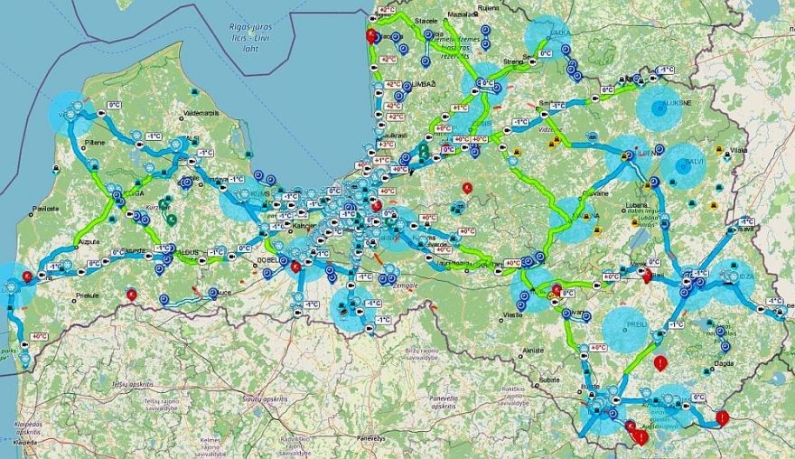 Piektdienas vakarā uz autoceļiem veidojas apledojums