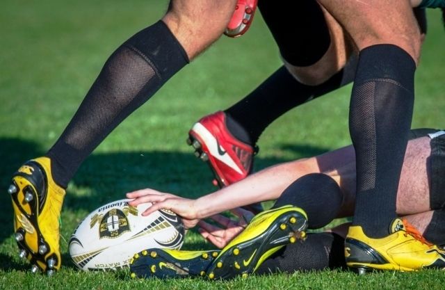 Pierīgas derbijs Latvijas regbija čempionāta virslīgas spēlē Upesciemā